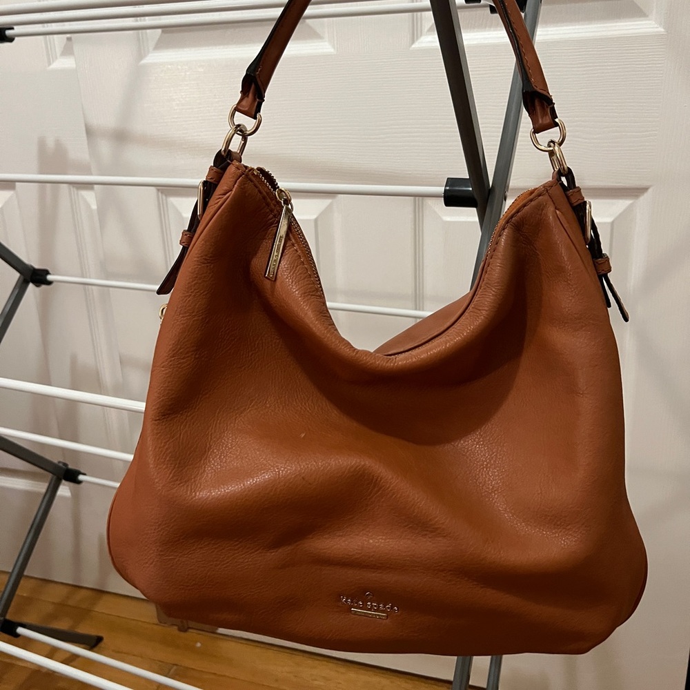 Tan leather Kate Spade purse